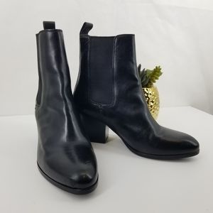 FRYE Black Leather Chelsea Boot
